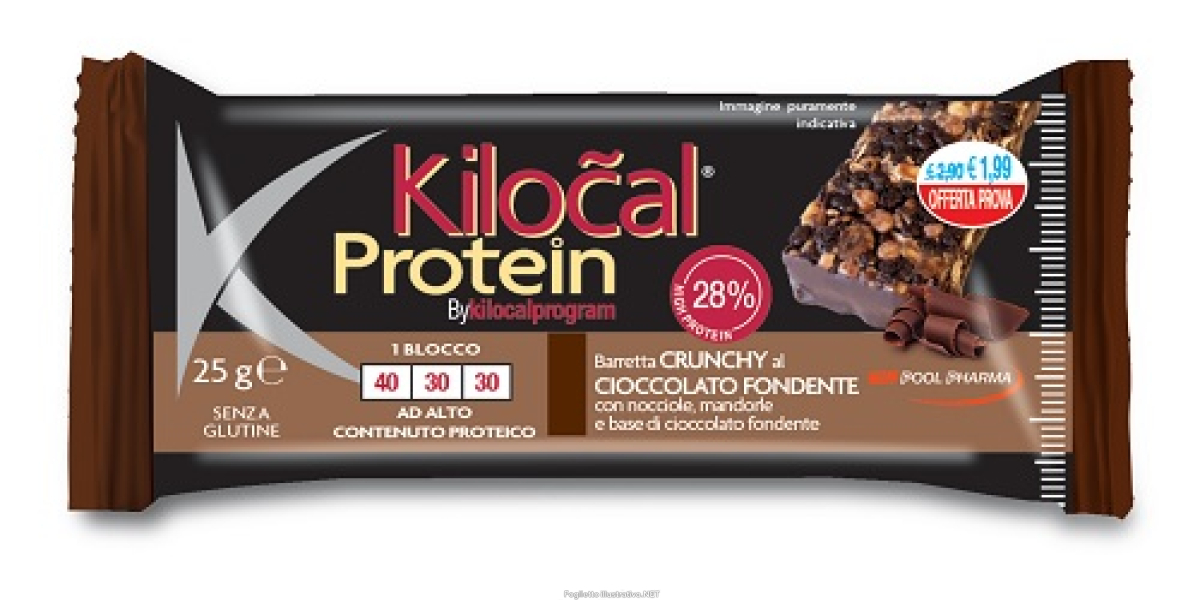 Cerca Offerte di kilocal protein barretta cioccolato fondente nocciole mandorle 25 g e acquista online