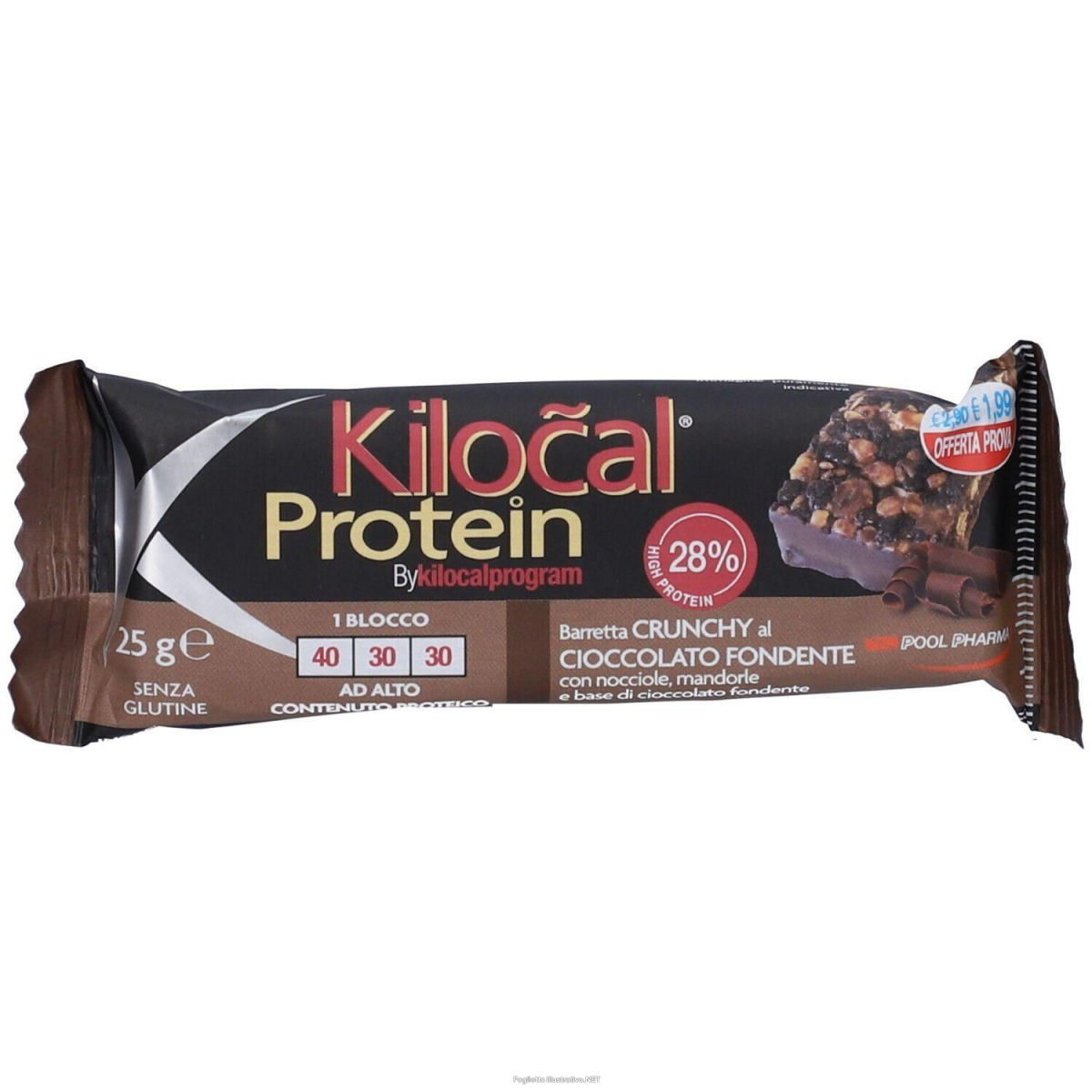 Cerca Offerte di kilocal protein barretta crunchy al cioccolato fondente 4x25 g barrett e acquista online