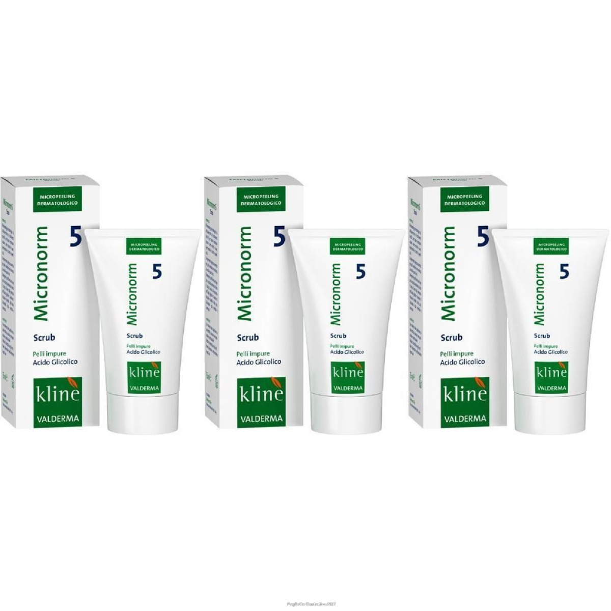 Cerca Offerte di kliné valderma micronorm 5 scrub 3x75 ml gel e acquista online