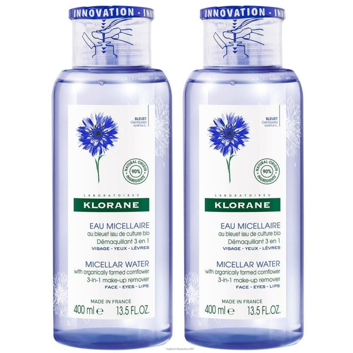 Cerca Offerte di klorane acqua micellare struccante al fiordaliso bio 2x400 ml e acquista online