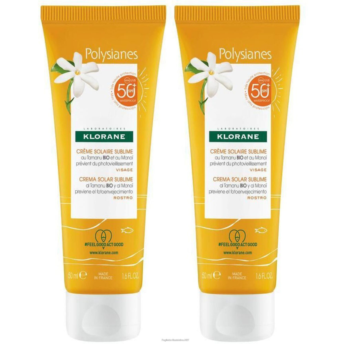 Cerca Offerte di klorane crema solare sublime spf 50 set da 2 2x50 ml e acquista online