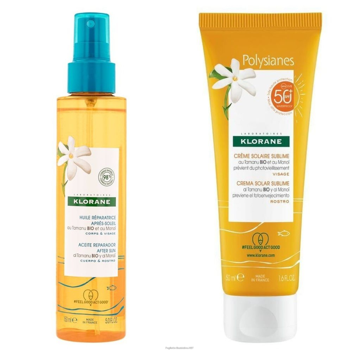 Cerca Offerte di klorane crema solare sublime spf50 + olio ristrutturante doposole corp e acquista online