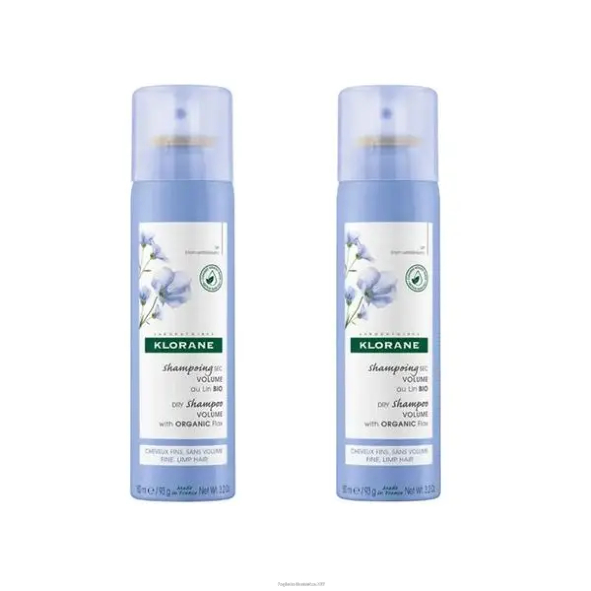 Cerca Offerte di klorane duo shampoo secco lino bio 2 pezzi da 150 ml e acquista online