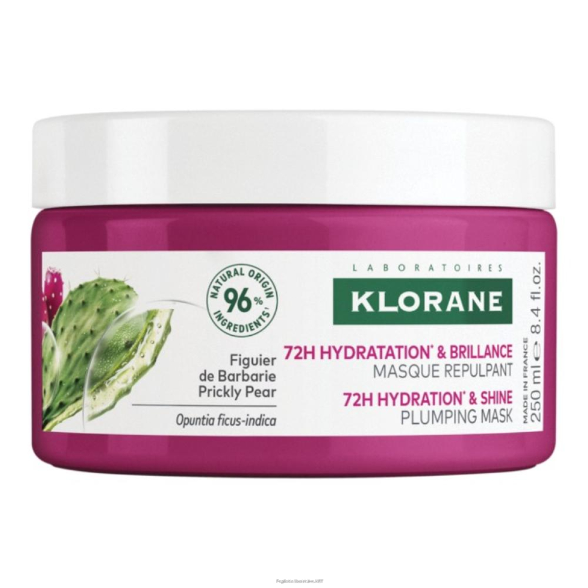 Cerca Offerte di klorane maschera per capelli al fico d'india 72h idratazione e luminosità 250ml e acquista online