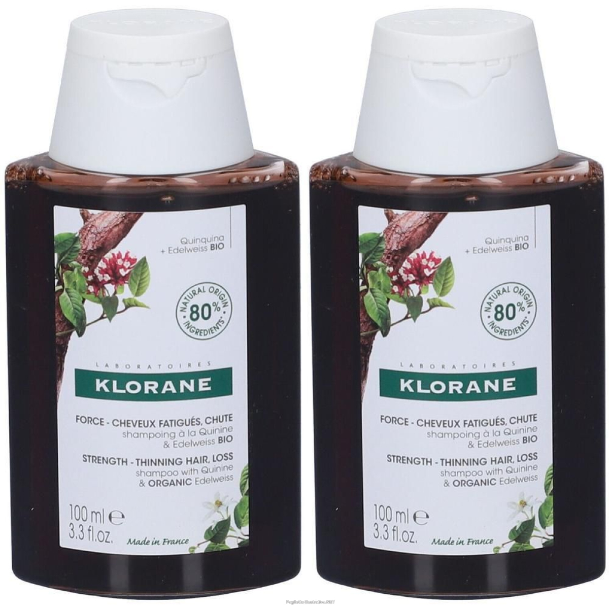 Cerca Offerte di klorane shampoo alla chinina e stella alpina bio 2x100 ml e acquista online