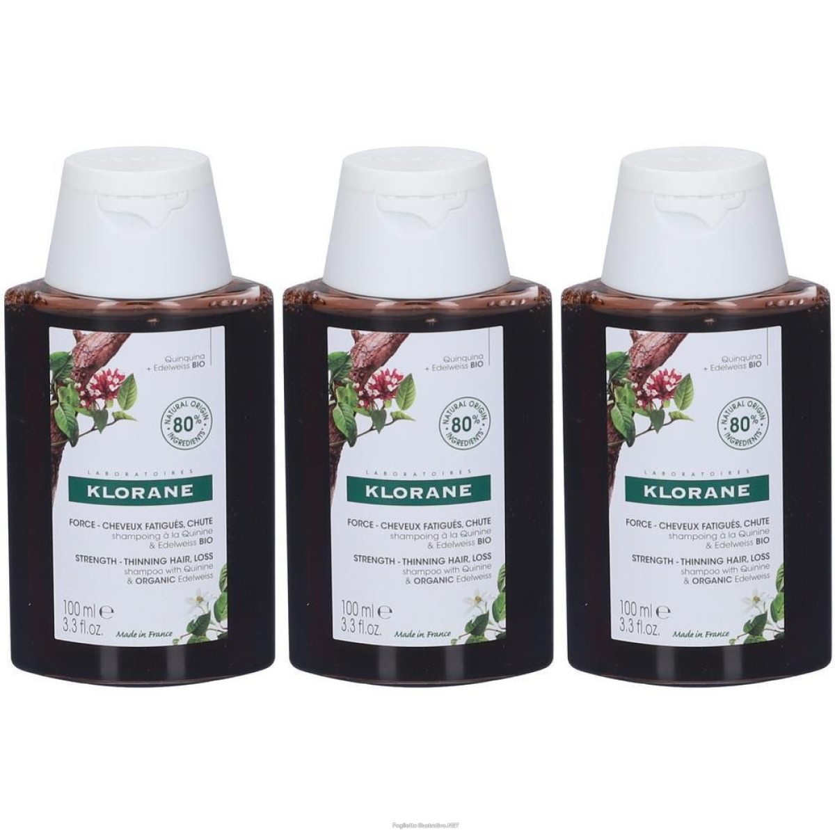 Cerca Offerte di klorane shampoo alla chinina e stella alpina bio 3x100 ml e acquista online
