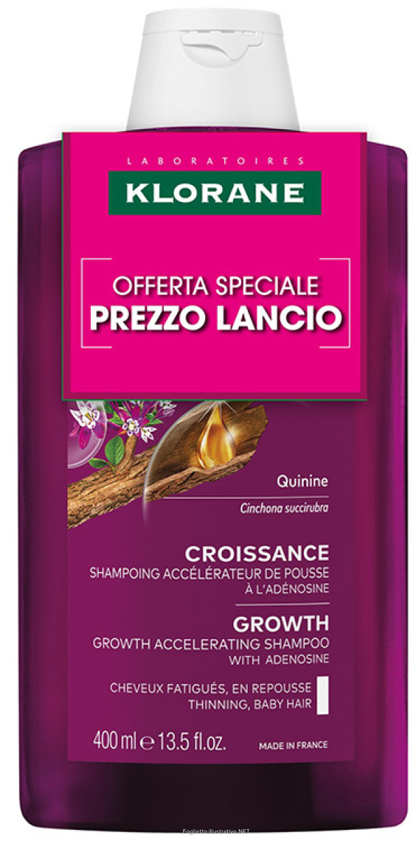 Cerca Offerte di klorane shampoo chinina crescita 400 ml prezzo lancio e acquista online
