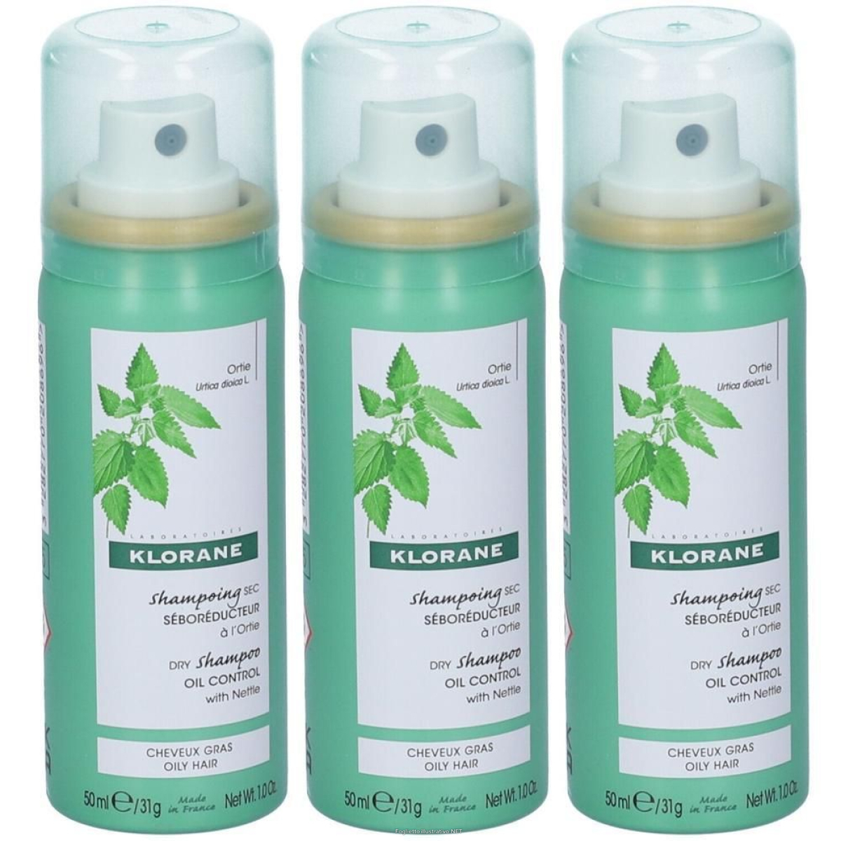 Cerca Offerte di klorane shampoo secco ortica 3x50 ml e acquista online