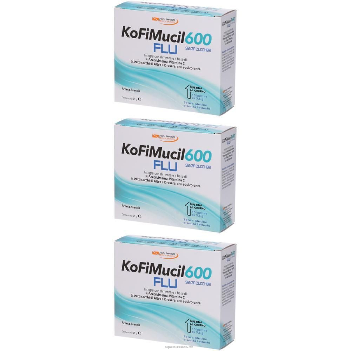 Cerca Offerte di kofimucil 600 flu bustine 3x55 g polvere per soluzione orale e acquista online