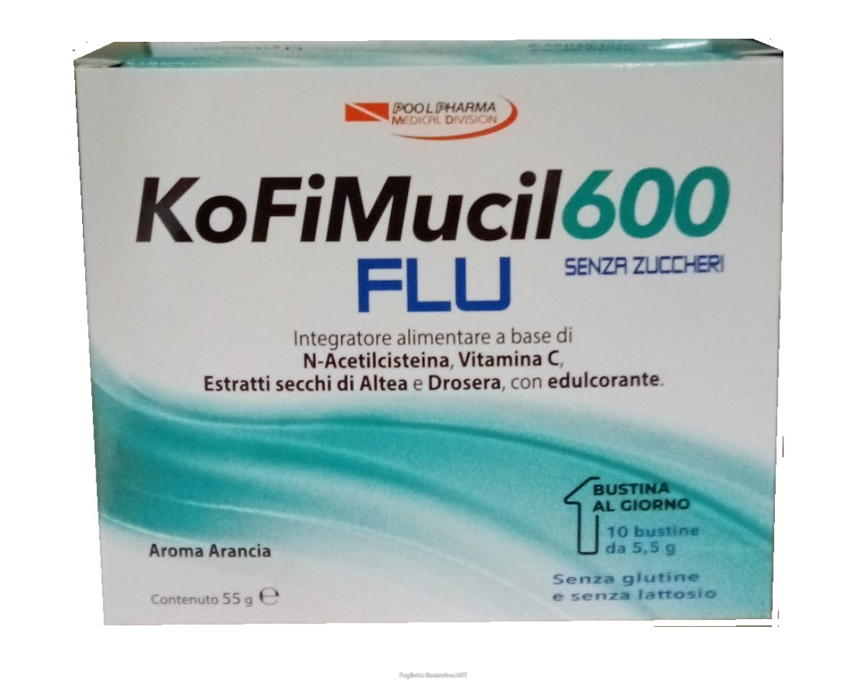 Cerca Offerte di kofimucil 600 flu bustine 55 g polvere per soluzione orale e acquista online
