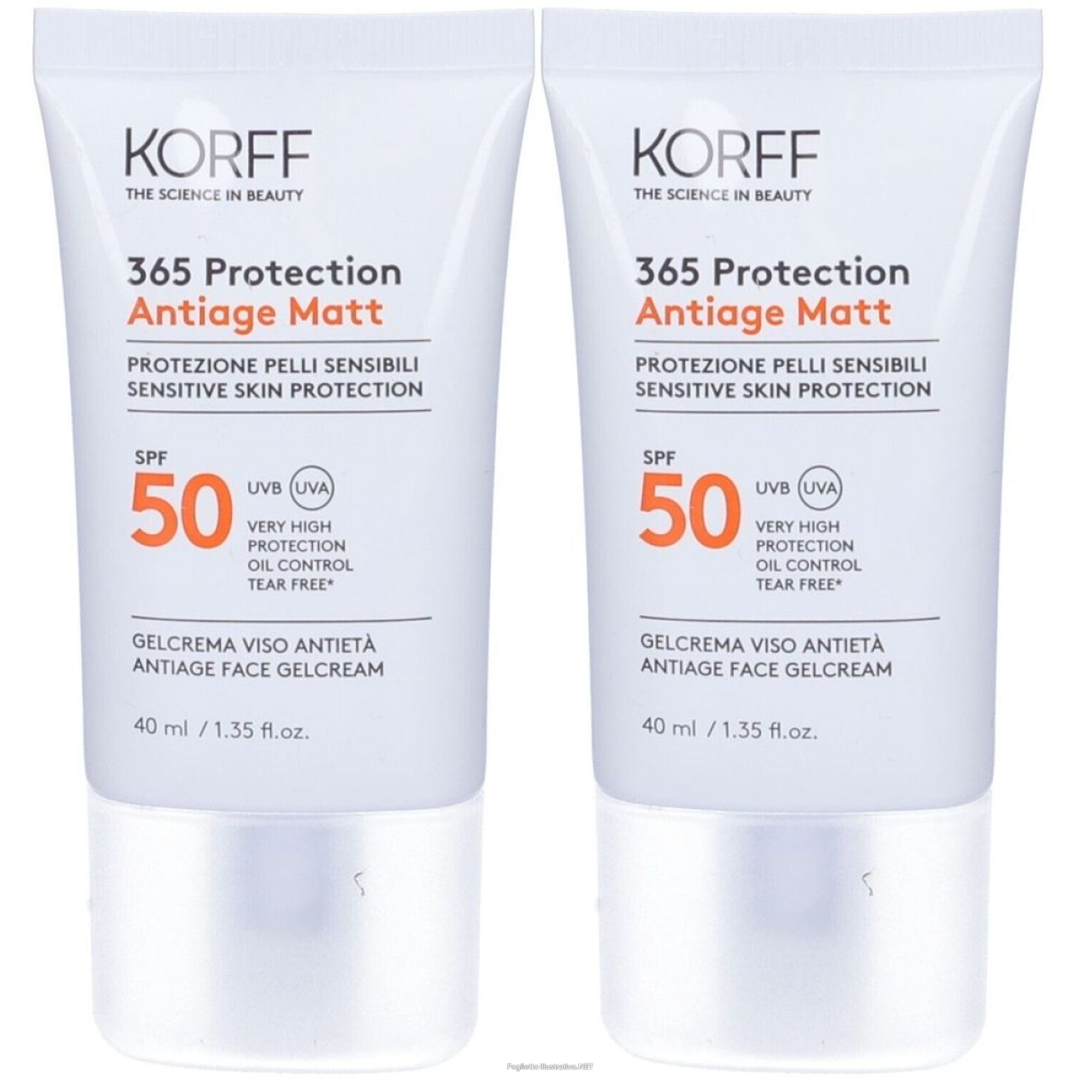 Cerca Offerte di korff 365 protection antiage matt spf50+ gel crema viso set da 2 2x40 e acquista online