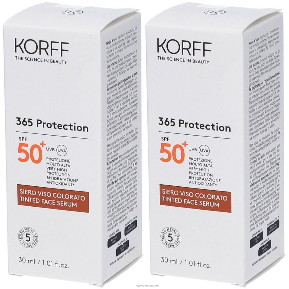 Cerca Offerte di korff 365 protection siero viso colorato 2x30 ml e acquista online