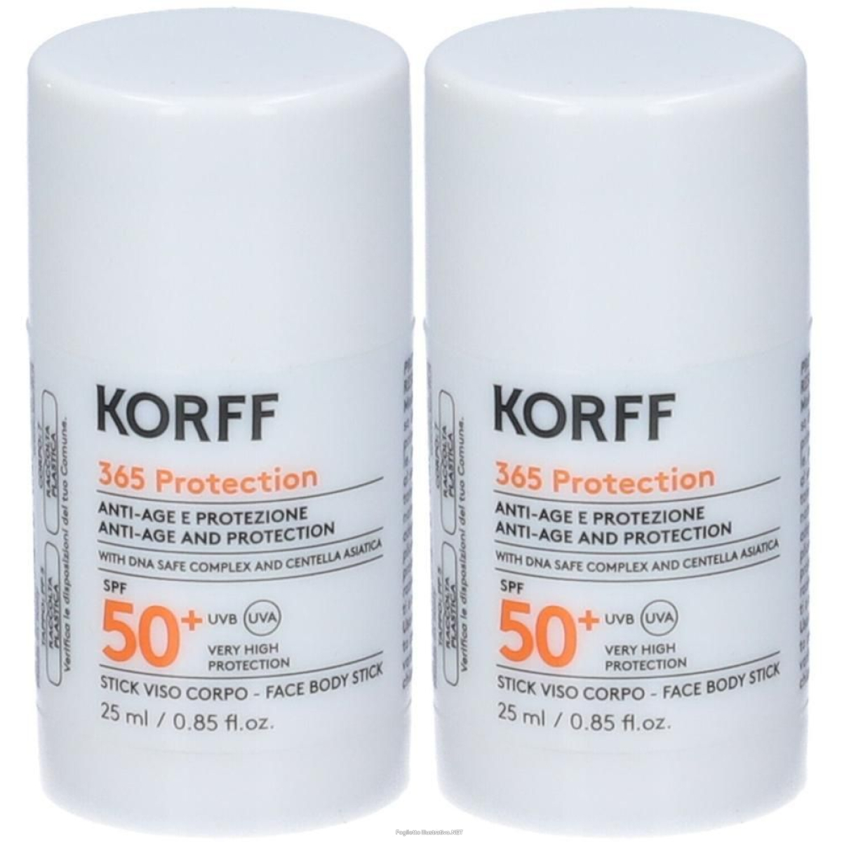 Cerca Offerte di korff 365 stick viso corpo spf50+ 2x25 ml e acquista online