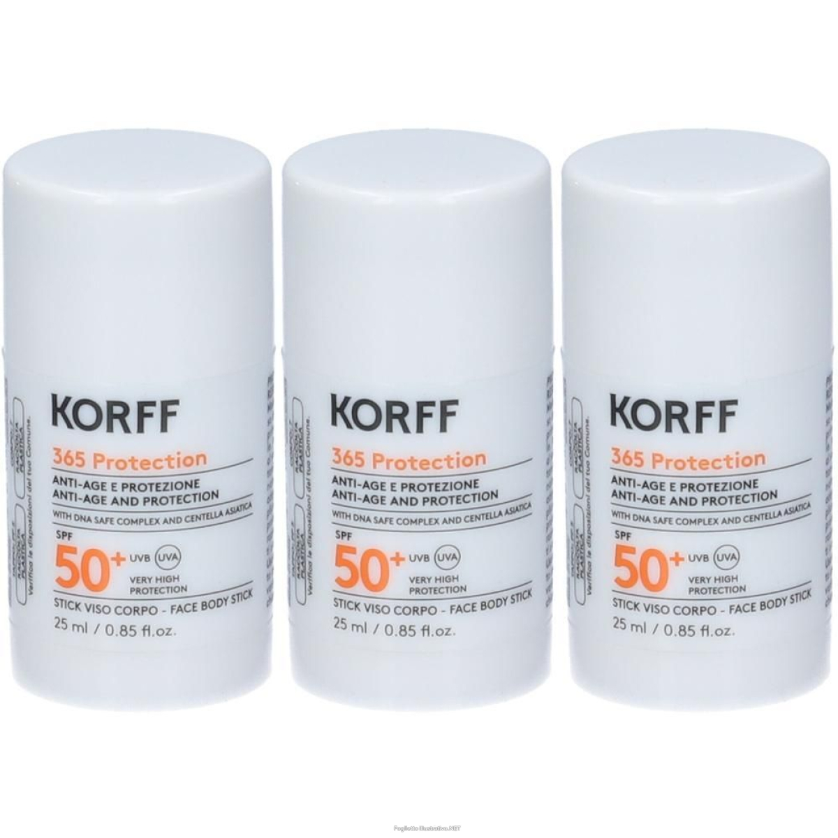 Cerca Offerte di korff 365 stick viso corpo spf50+ 3x25 ml e acquista online