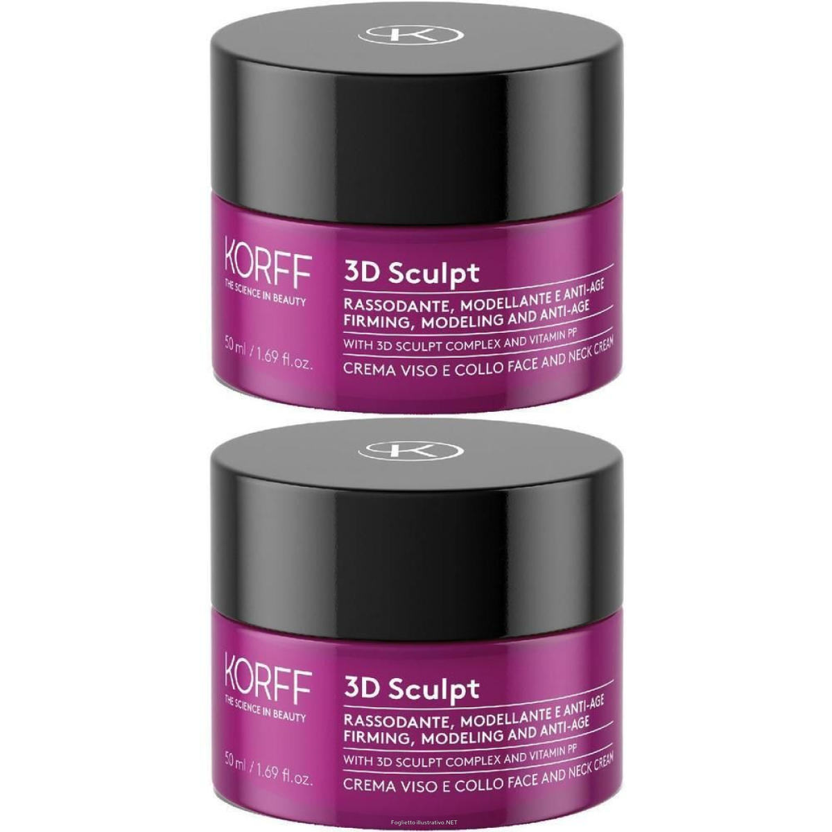 Cerca Offerte di korff 3d sculpt crema viso e collo 2x50 ml e acquista online