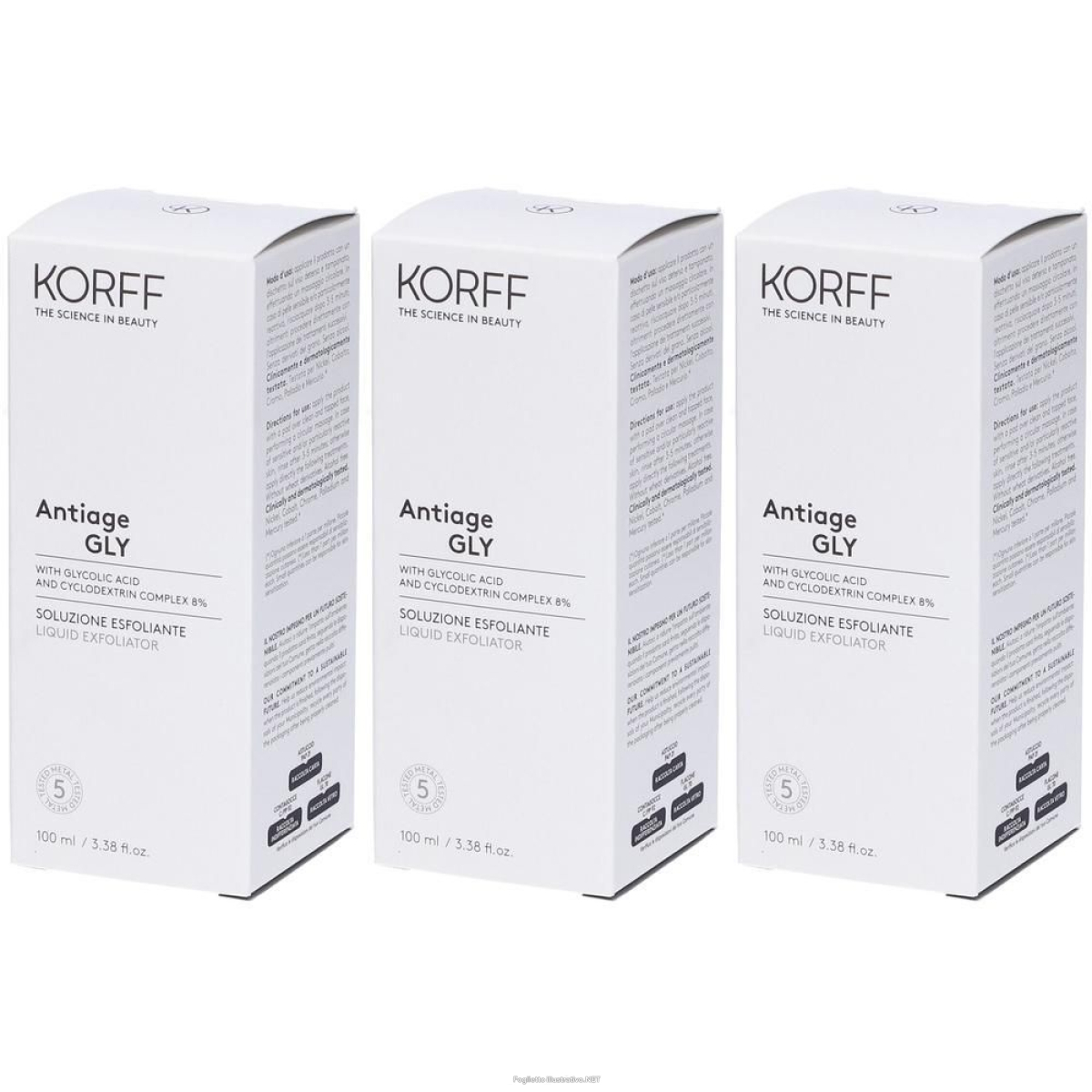Cerca Offerte di korff antiage gly soluzione esfoliante 3x100 ml e acquista online
