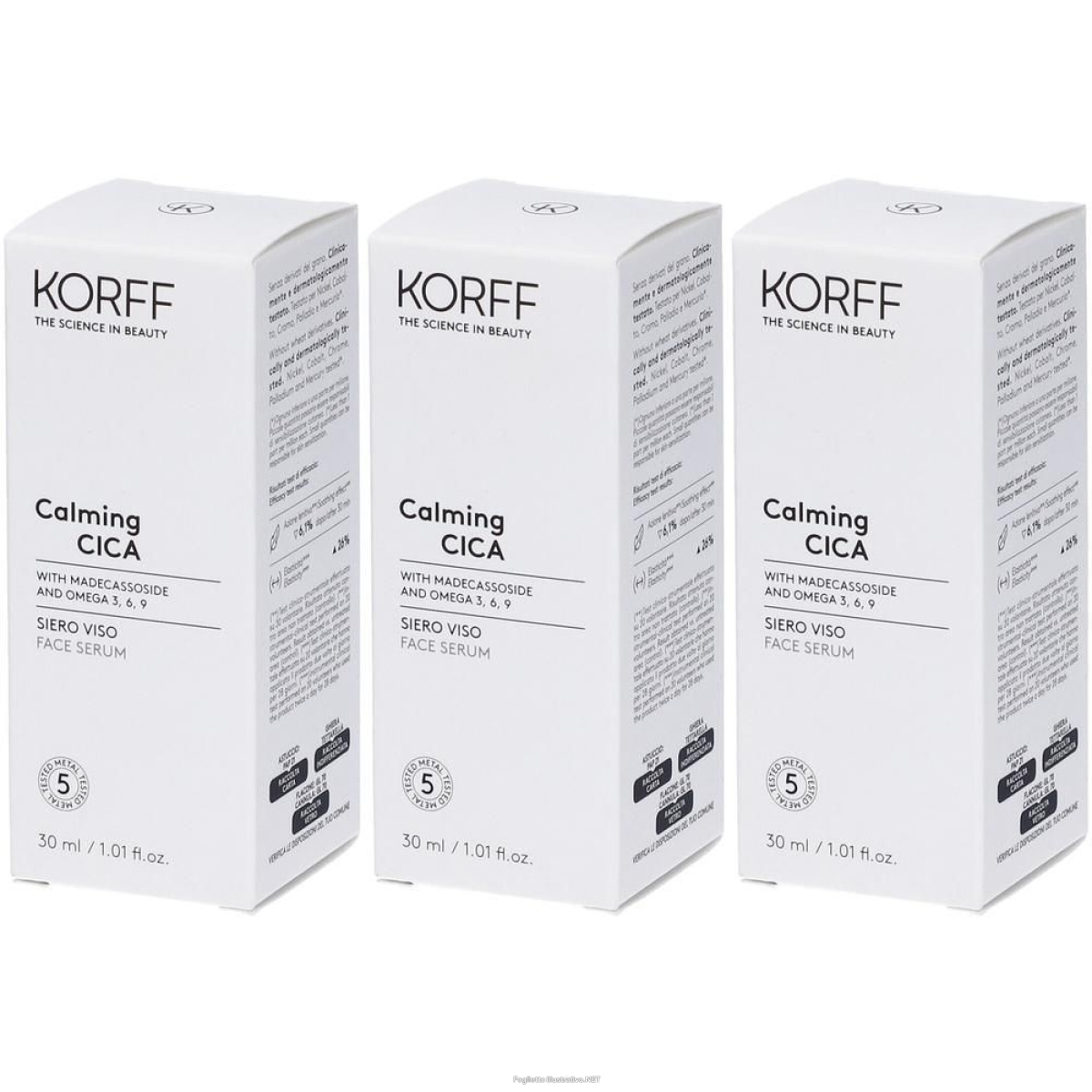 Cerca Offerte di korff calming cica siero viso 3x30 ml e acquista online