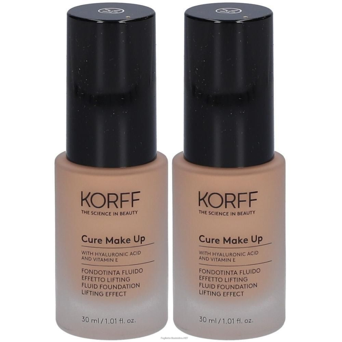 Cerca Offerte di korff cure make up fondotinta fluido effetto lifting 2x30 ml e acquista online