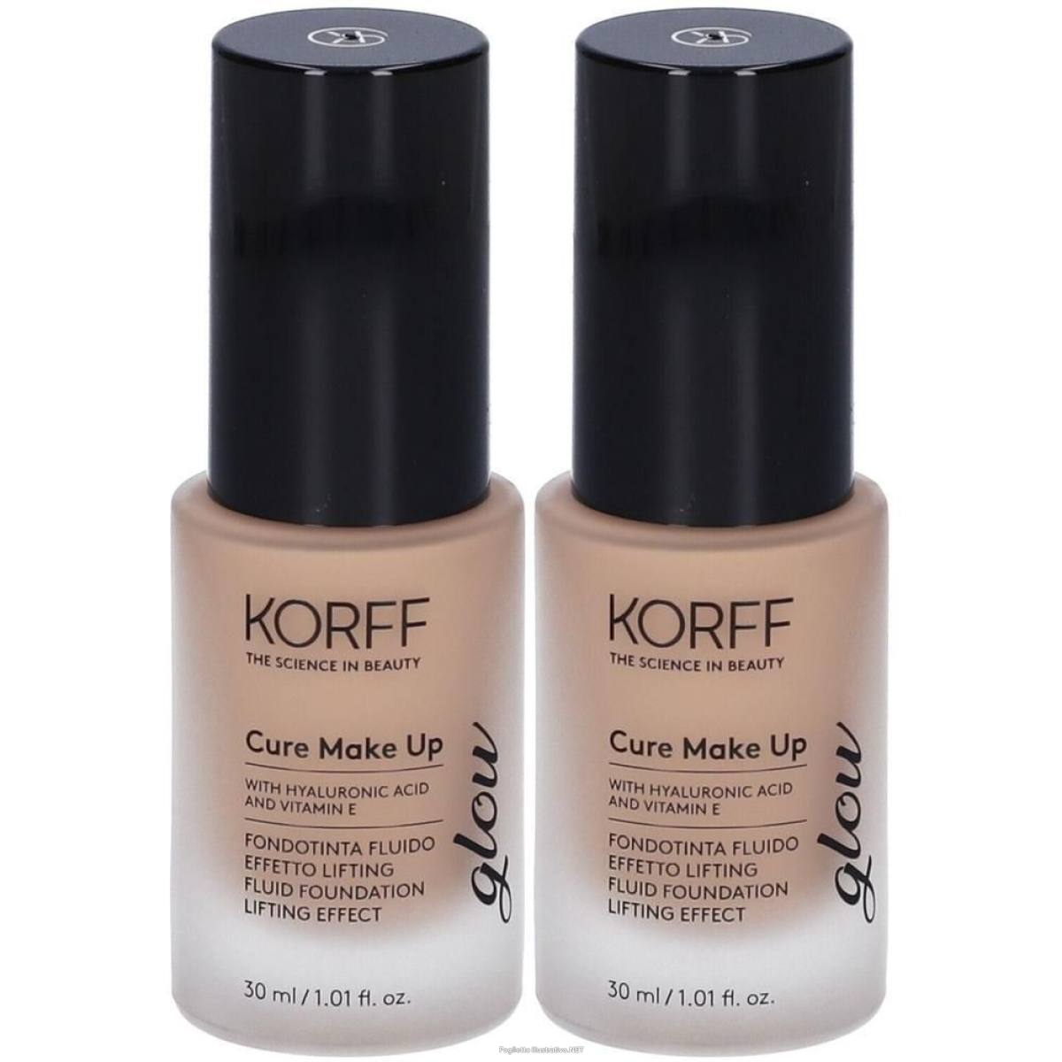 Cerca Offerte di korff cure make up fondotinta fluido effetto lifting glow 03 2x30 ml e acquista online