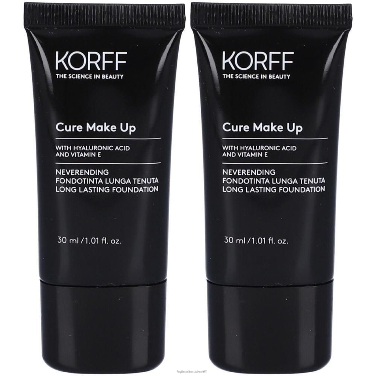 Cerca Offerte di korff cure make up neverending fondotinta lunga tenuta 03 2x30 ml e acquista online