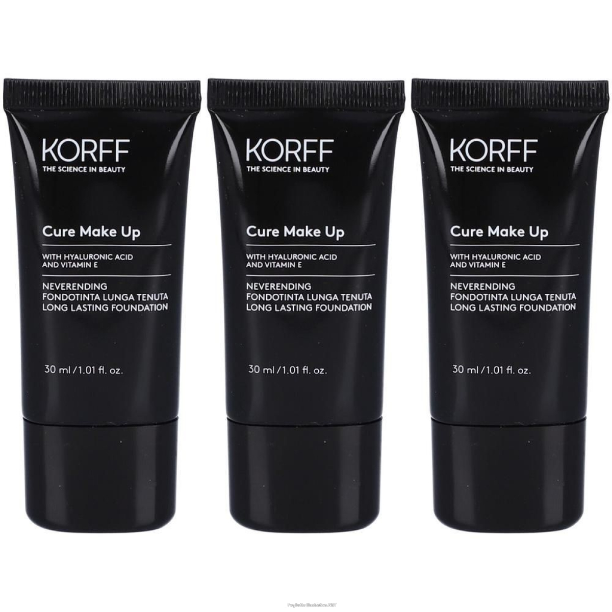 Cerca Offerte di korff cure make up neverending fondotinta lunga tenuta 03 3x30 ml e acquista online