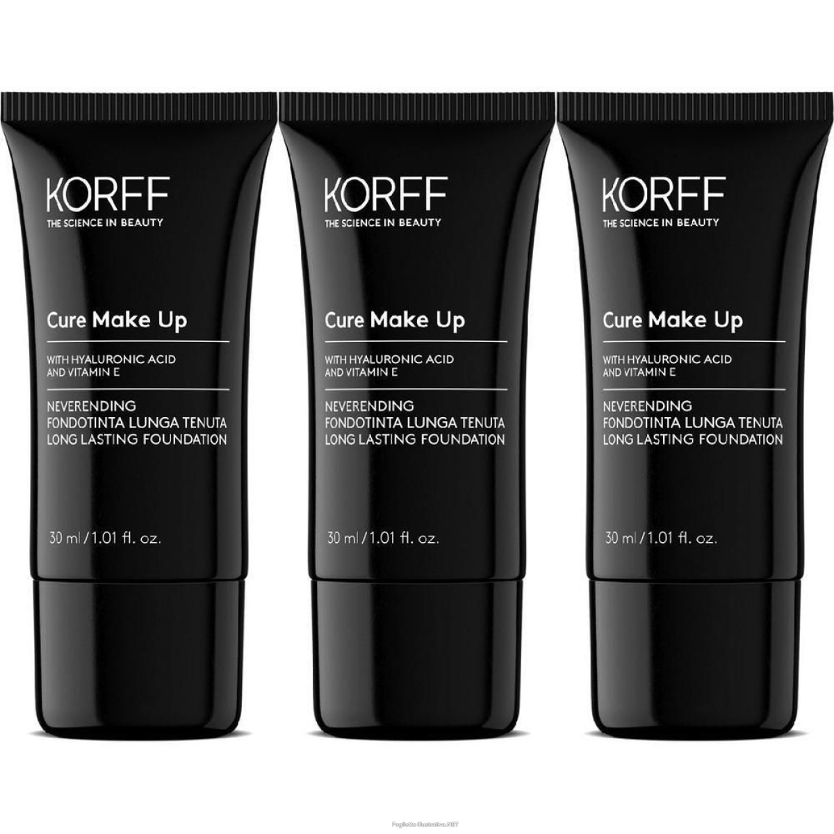 Cerca Offerte di korff cure make up neverending fondotinta lunga tenuta 04 3x30 ml e acquista online
