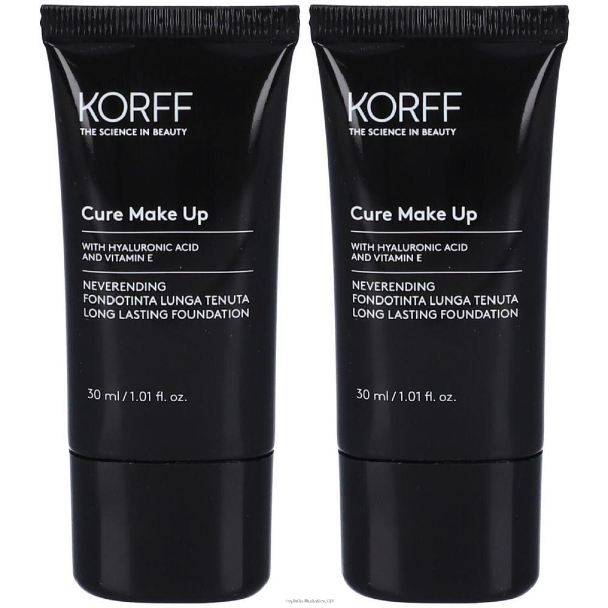 Cerca Offerte di korff cure make up neverending fondotinta lunga tenuta 06 2x30 ml e acquista online