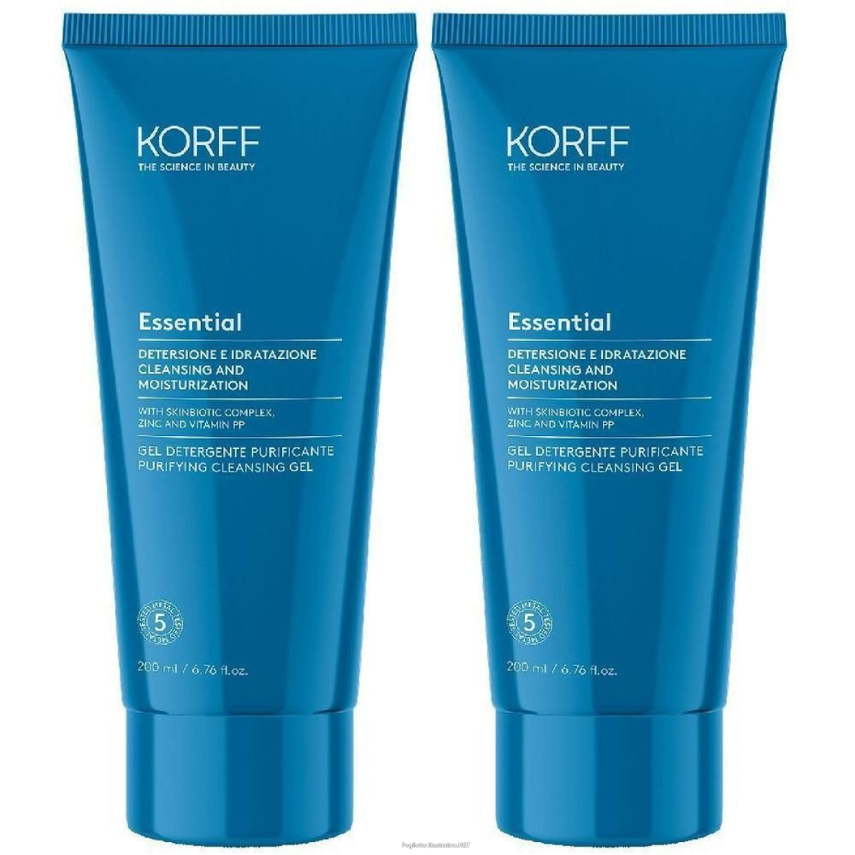 Cerca Offerte di korff essential gel detergente purificante 2x200 ml e acquista online