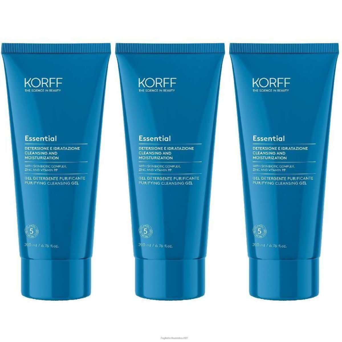 Cerca Offerte di korff essential gel detergente purificante 3x200 ml e acquista online