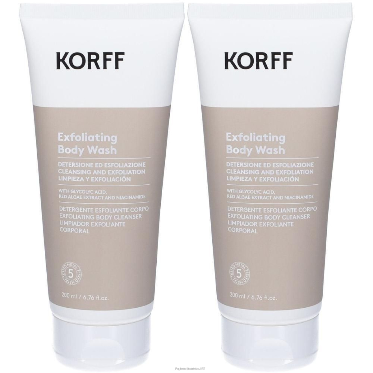 Cerca Offerte di korff exfoliating body wash 2x200 ml e acquista online
