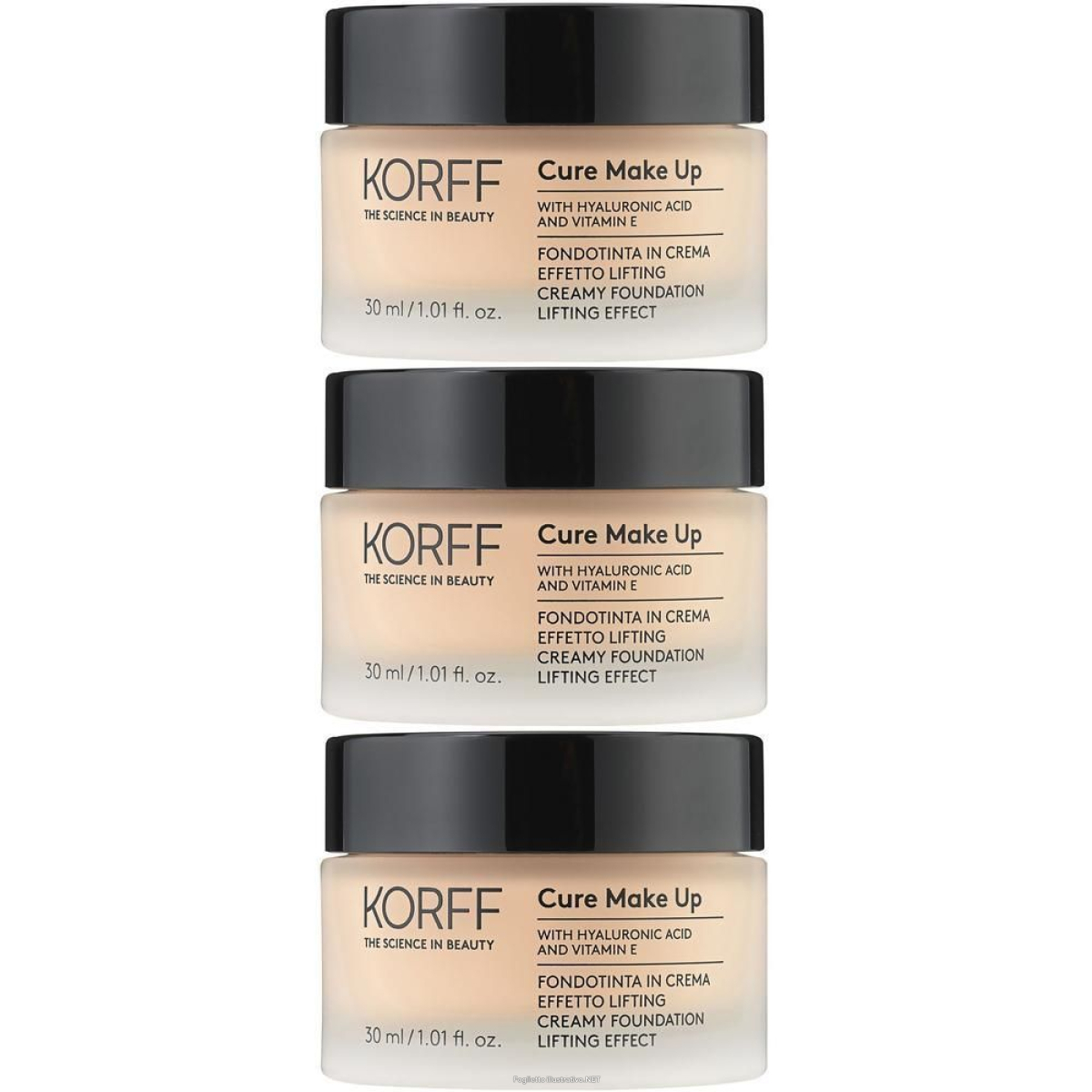 Cerca Offerte di korff fondotinta in crema effetto lifting 01 3x30 ml e acquista online