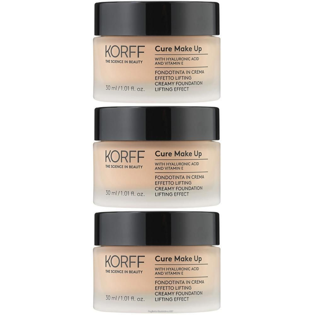 Cerca Offerte di korff fondotinta in crema effetto lifting 02 3x30 ml e acquista online