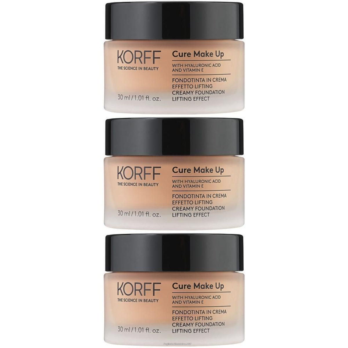 Cerca Offerte di korff fondotinta in crema effetto lifting 04 3x30 ml e acquista online