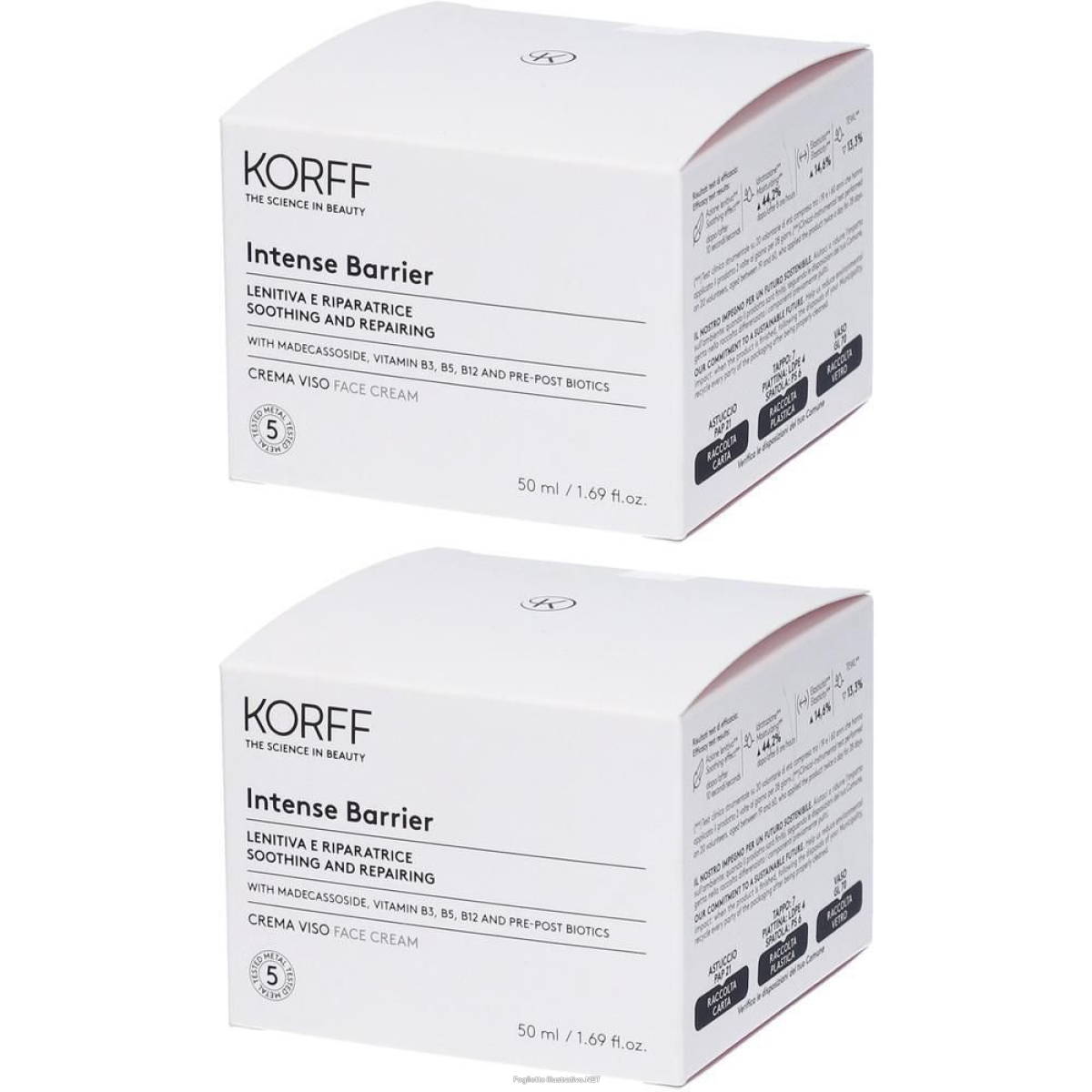 Cerca Offerte di korff intense barrier crema viso 2x50 ml e acquista online