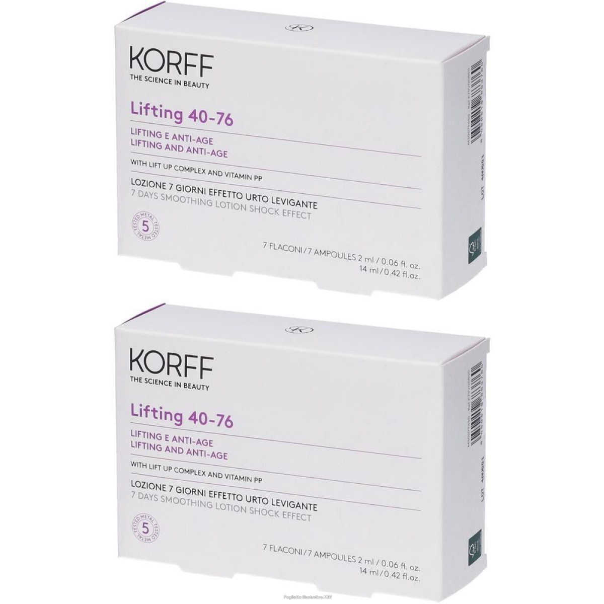 Cerca Offerte di korff lifting 40-76 lozione 7 giorni effetto urto leviga e acquista online