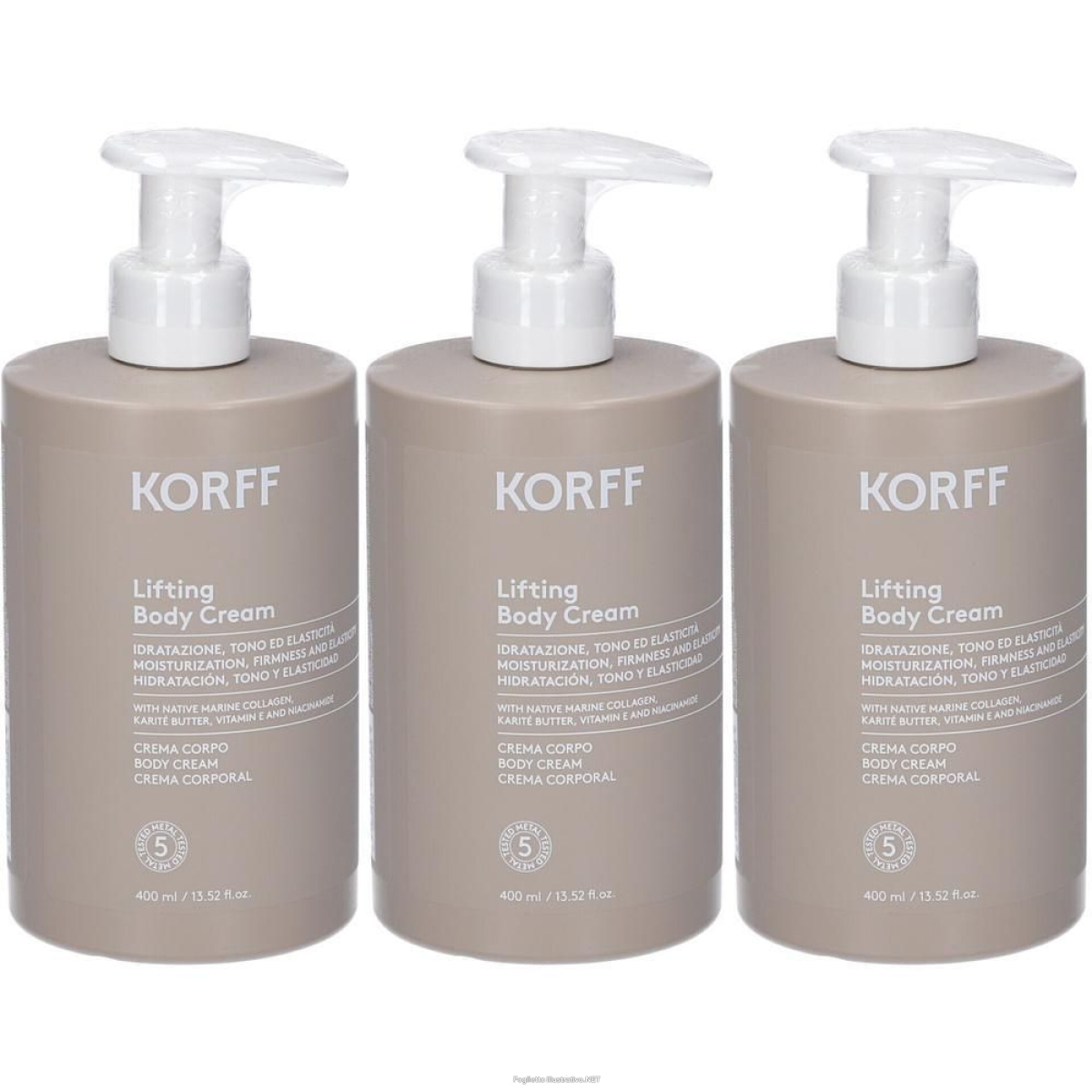 Cerca Offerte di korff lifting body cream 3x400 ml e acquista online