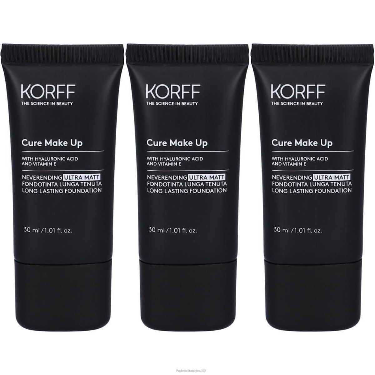 Cerca Offerte di korff make up fondotinta neverend ultra matt 01 3x30 ml e acquista online