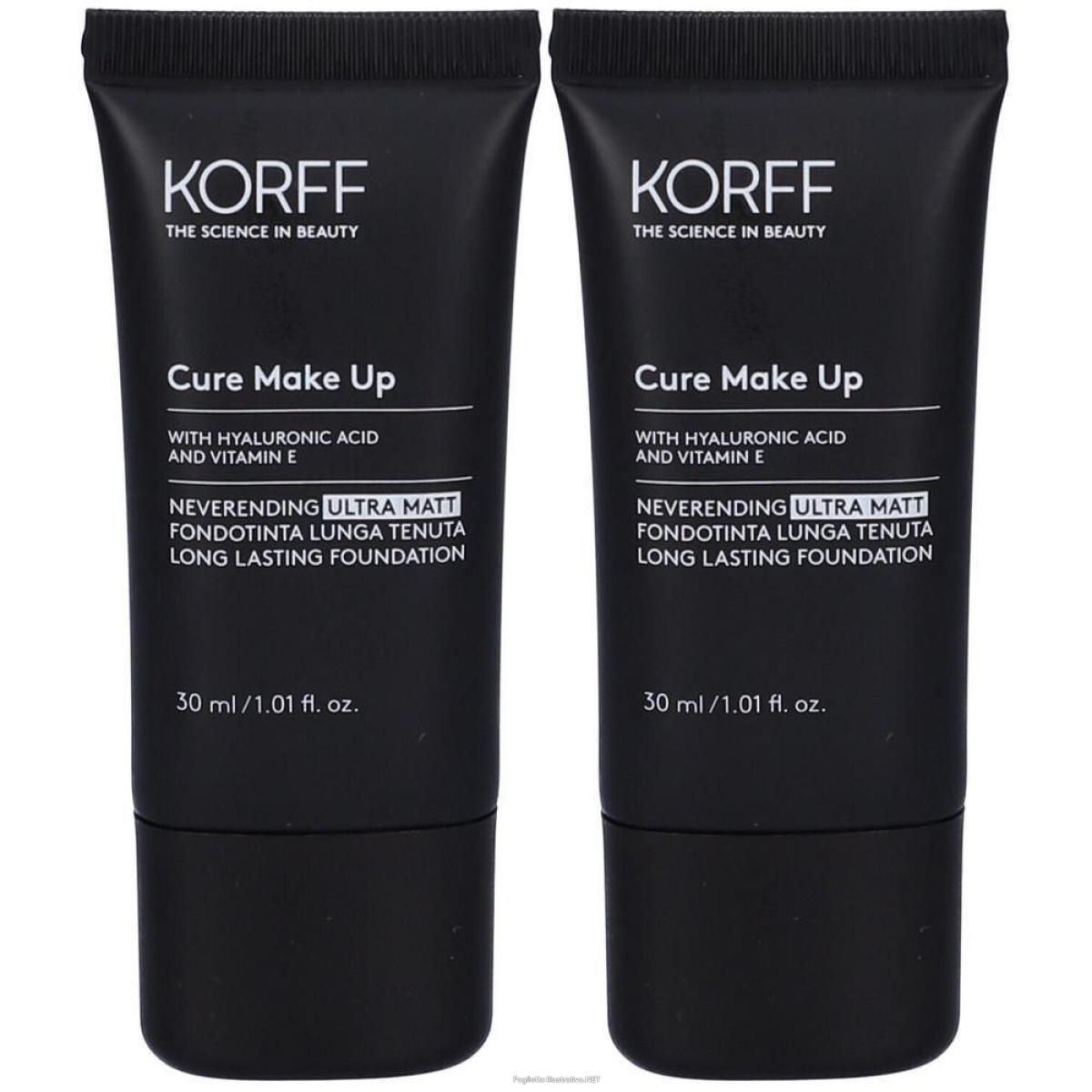 Cerca Offerte di korff make up fondotinta neverend ultra matt 03 2x30 ml e acquista online