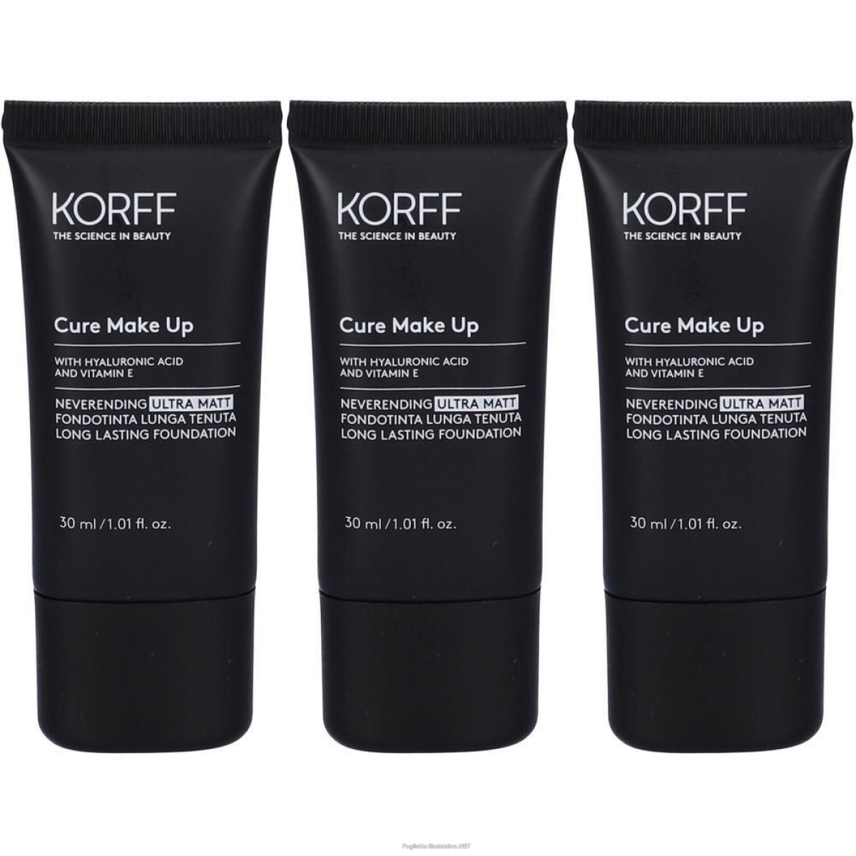 Cerca Offerte di korff make up fondotinta neverend ultra matt 03 3x30 ml e acquista online