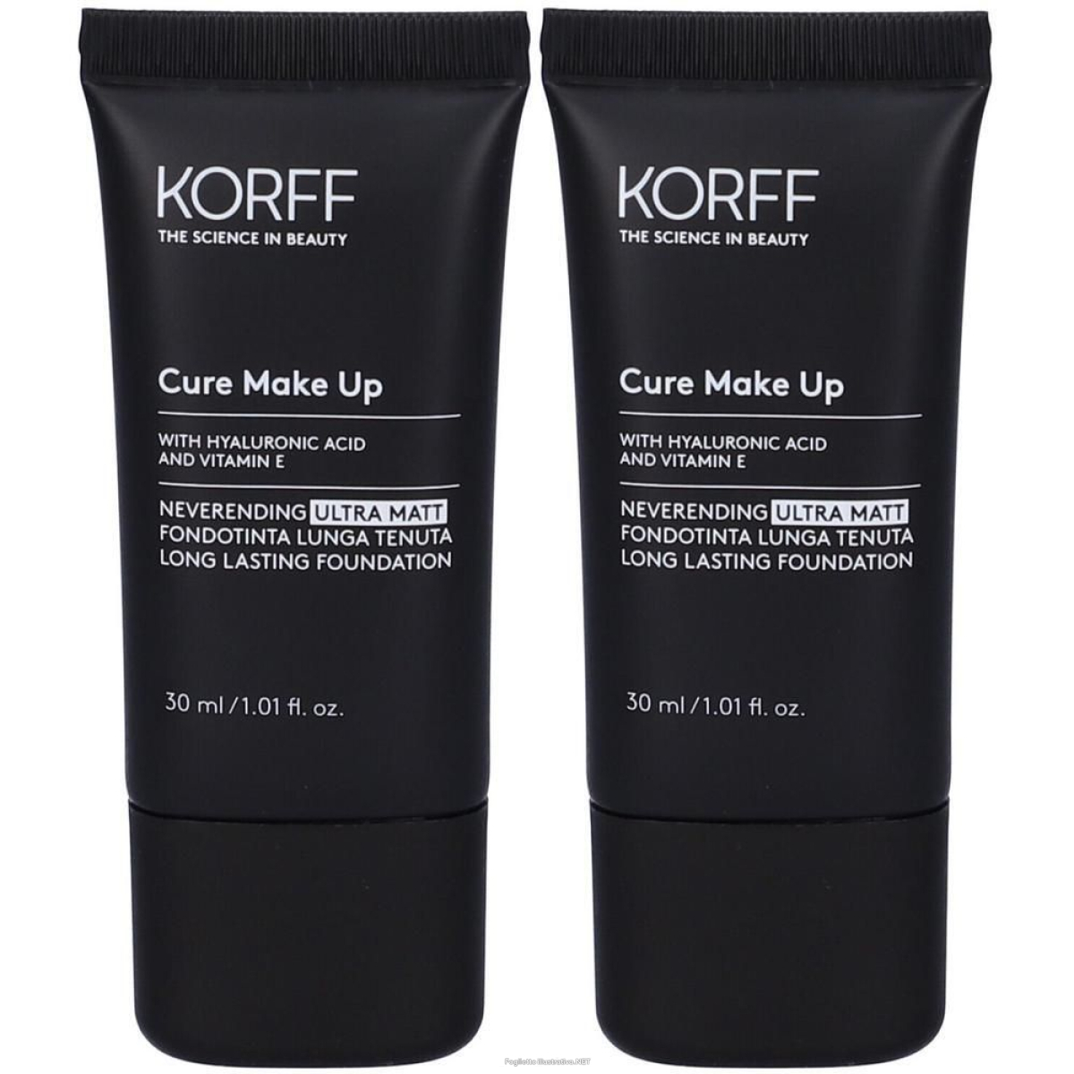 Cerca Offerte di korff make up fondotinta neverend ultra matt 04 2x30 ml e acquista online
