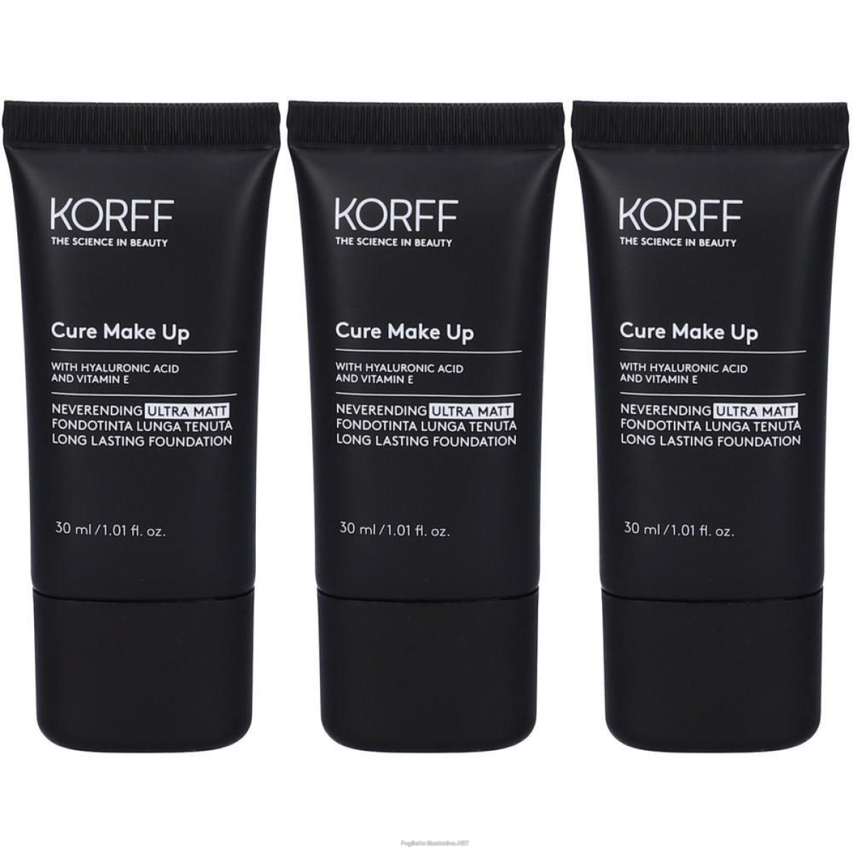 Cerca Offerte di korff make up fondotinta neverend ultra matt 04 3x30 ml e acquista online
