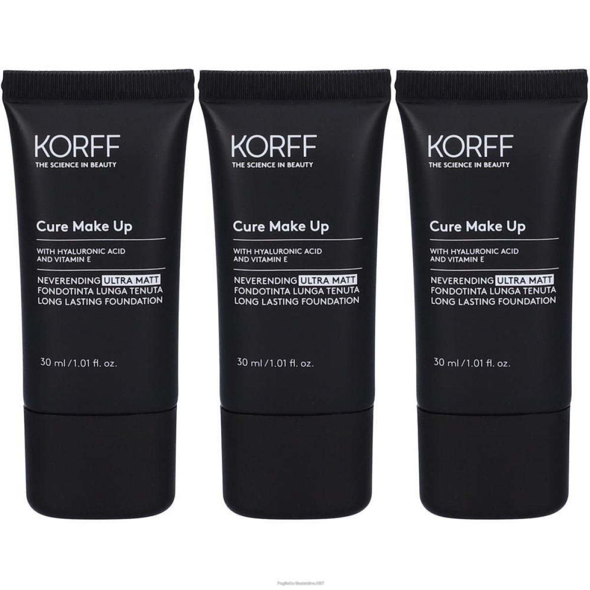 Cerca Offerte di korff make up fondotinta neverend ultra matt 05 3x30 ml e acquista online