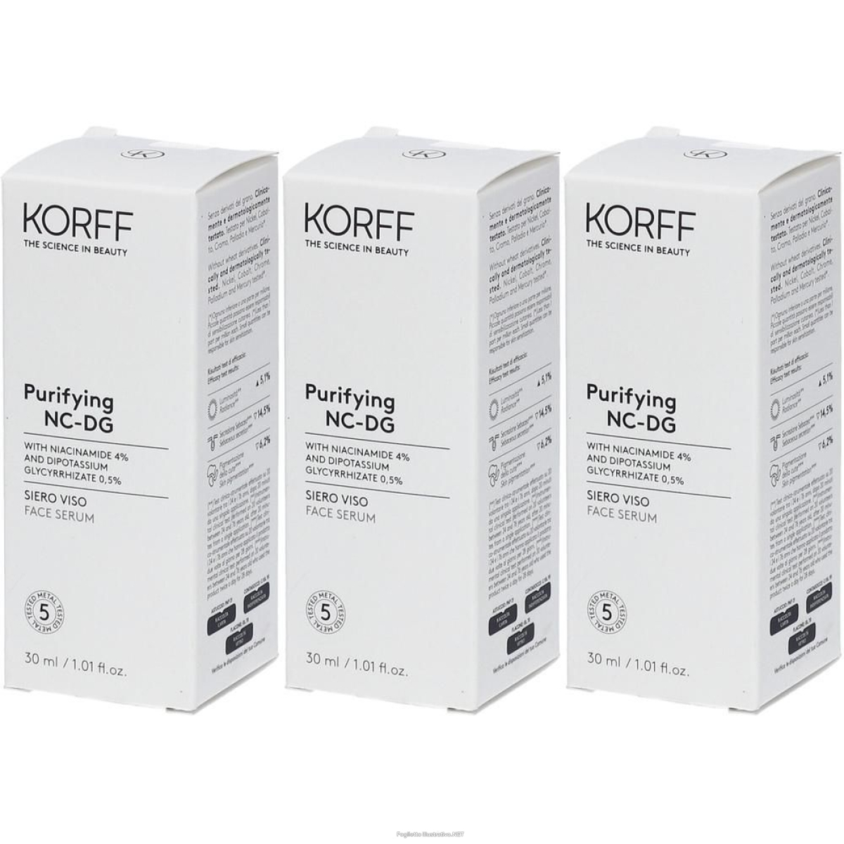 Cerca Offerte di korff purifying nc-dg siero viso 3x30 ml e acquista online