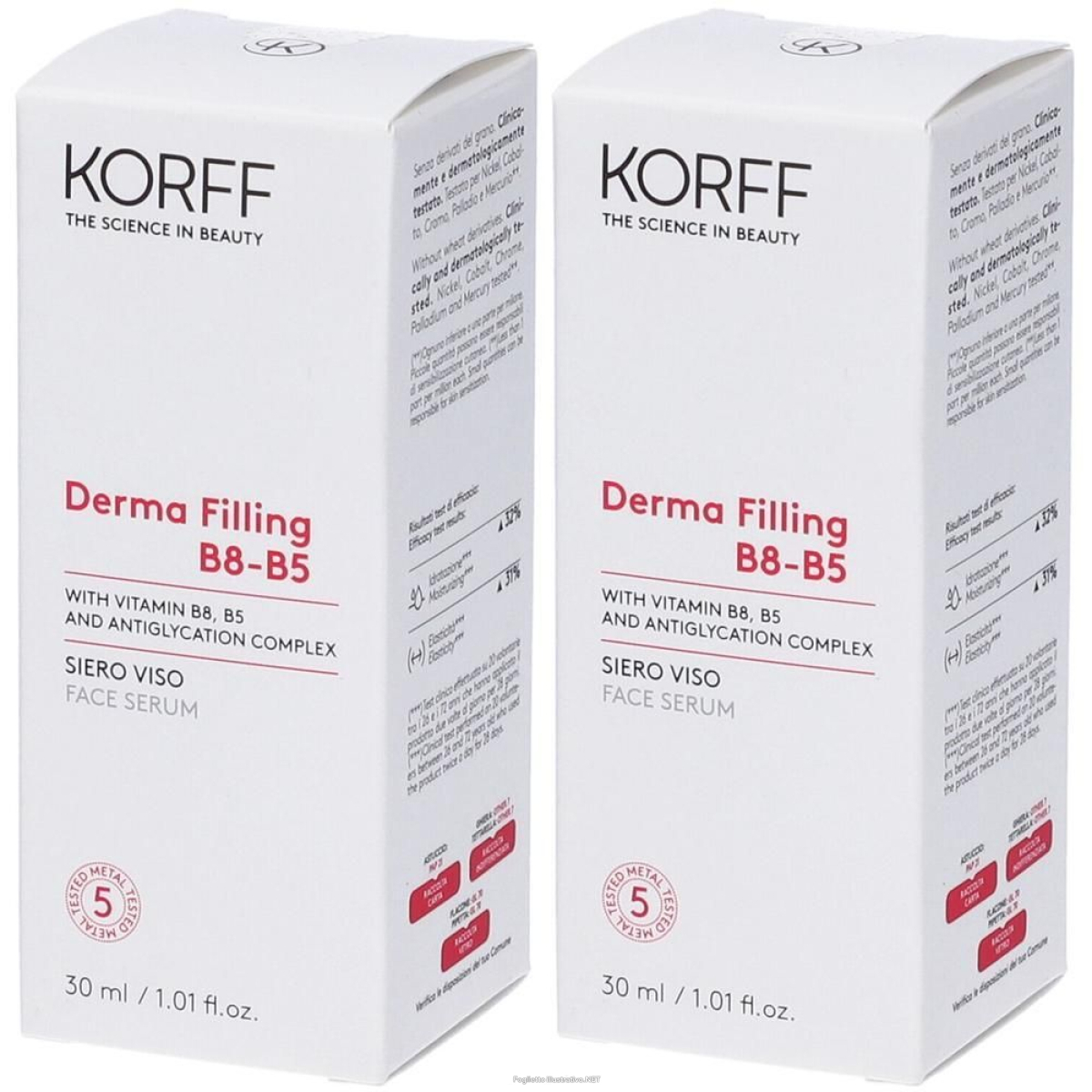 Cerca Offerte di korff siero dermafilling b8-b5-b 2x30 ml e acquista online