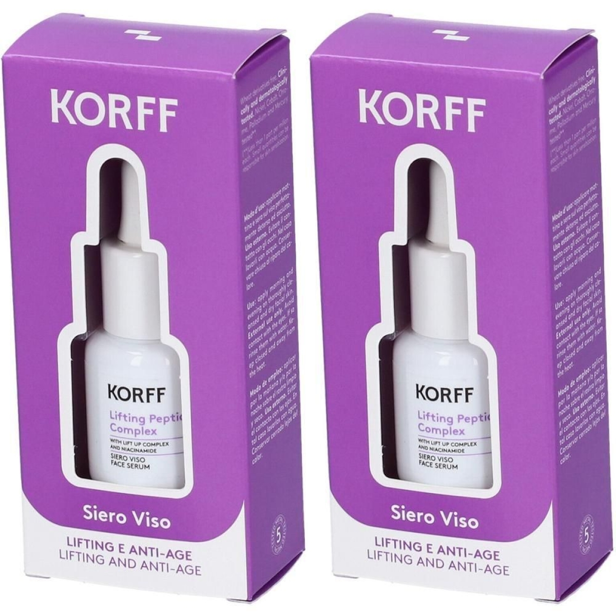 Cerca Offerte di Korff siero viso lifting peptide complex 2x10 ml e acquista online