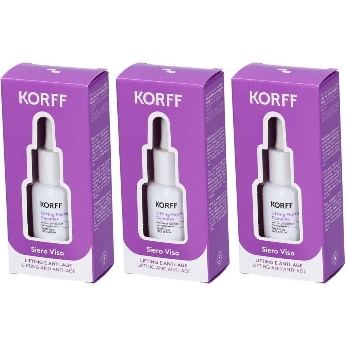 Cerca Offerte di Korff siero viso lifting peptide complex 3x10 ml e acquista online
