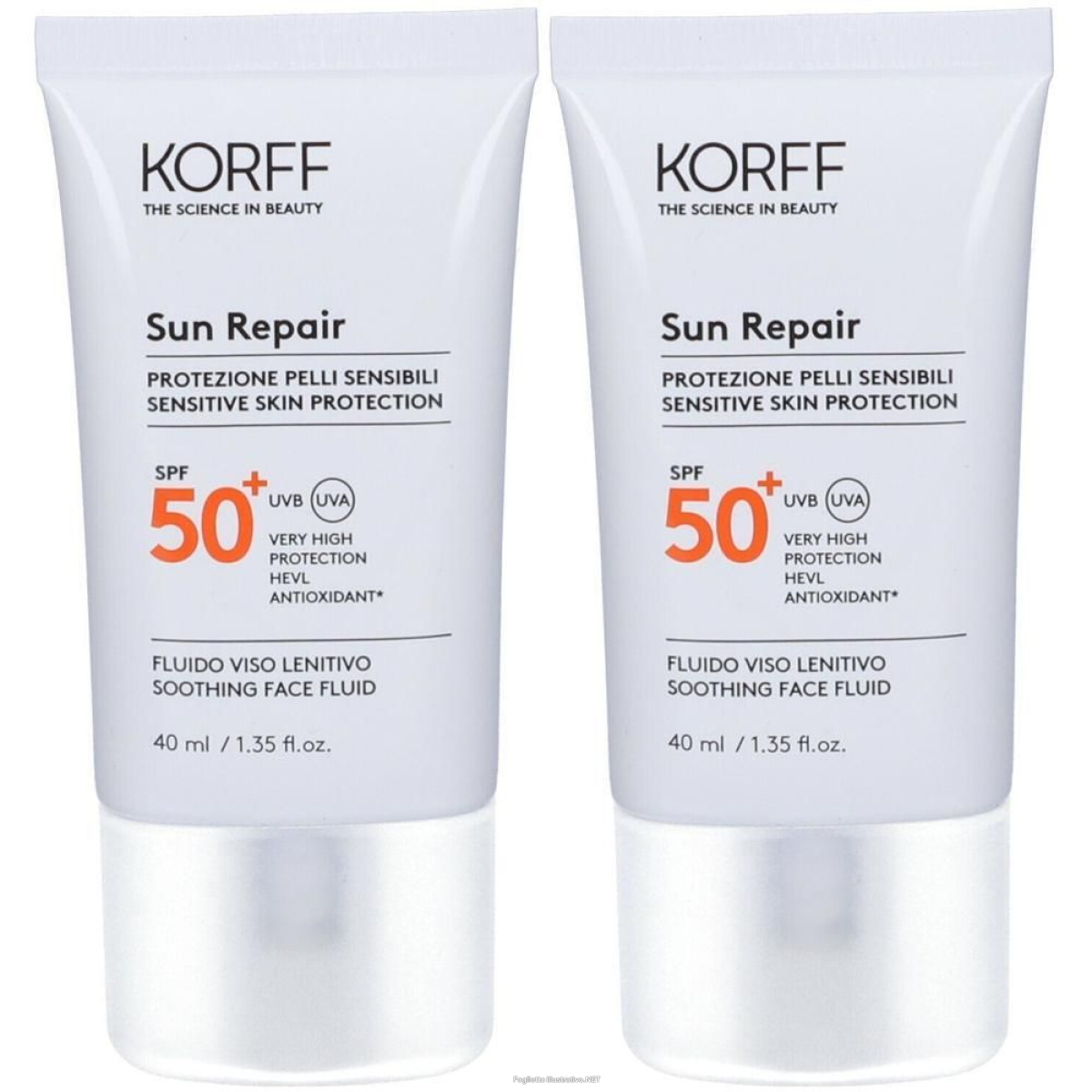 Cerca Offerte di korff sun repair fluido viso lenitivo spf 50+ 2x40 ml e acquista online
