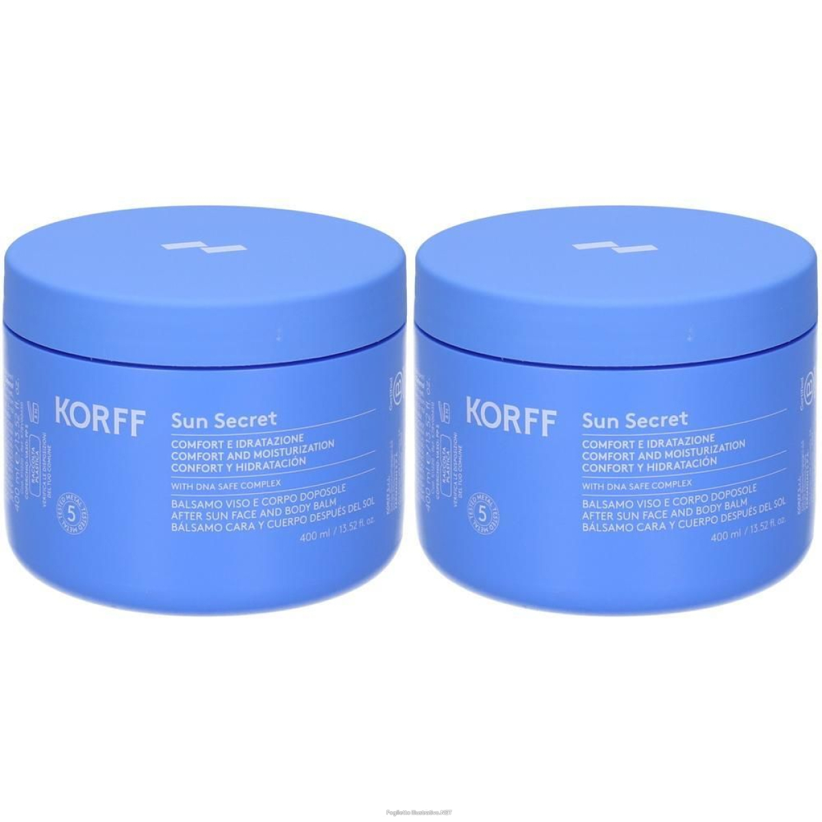 Cerca Offerte di korff sun secret balsamo doposole idratante lenitivo 2x400 ml e acquista online