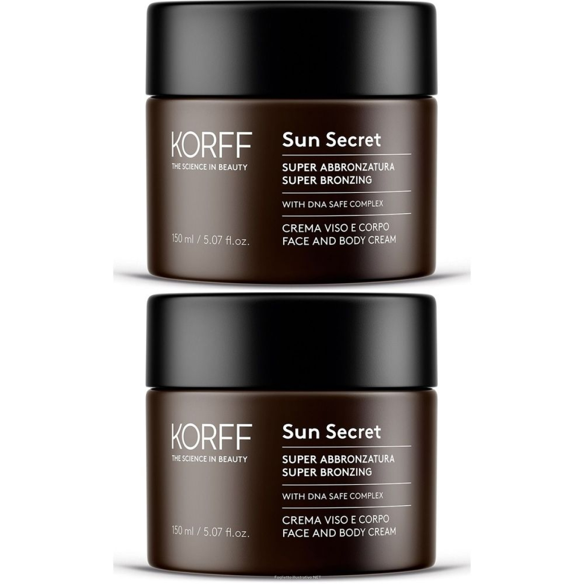 Cerca Offerte di korff sun secret crema viso e corpo super abbronzatura set da 2 2x150 e acquista online
