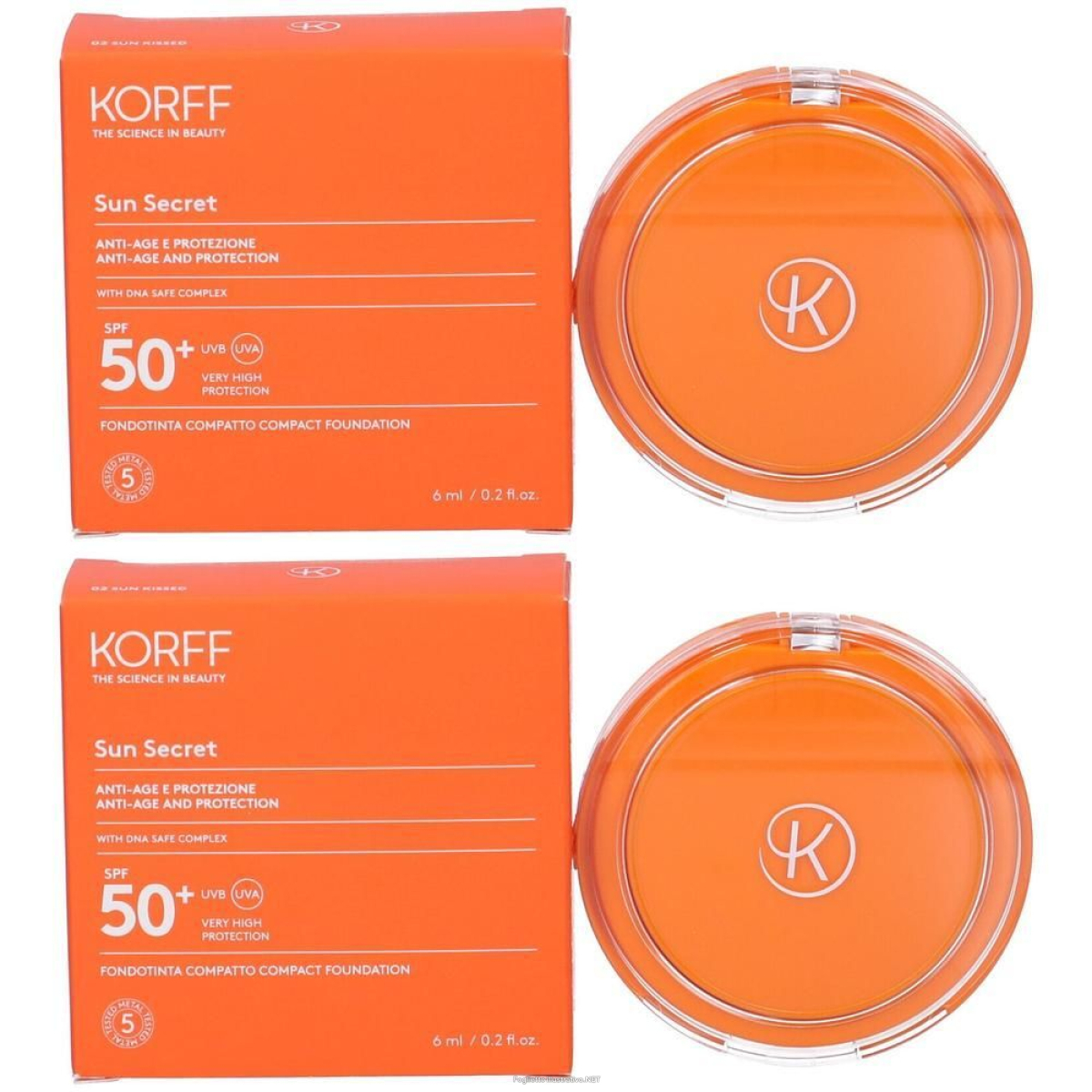 Cerca Offerte di korff sun secret fondotinta compatto solare spf50+ tonalità 02 kis e acquista online